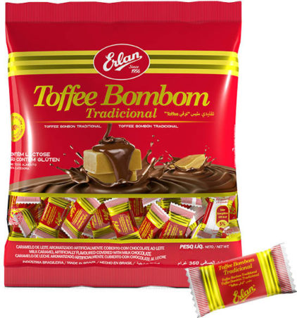 BALA TOFFEE BOMBOM ERLAN 500G