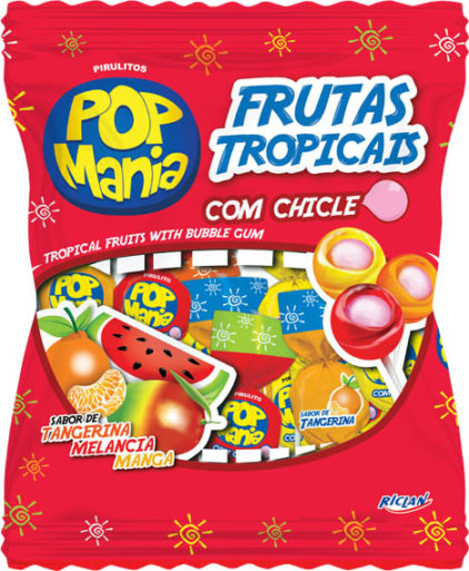 PIRULITO POP MANIA FRUTAS 500G
