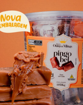 DOCES OURO DE MINAS PINGO C/LEITE C/21u 1,050kg