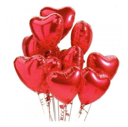 METALIZADO HEART 45 CM UNIDADE