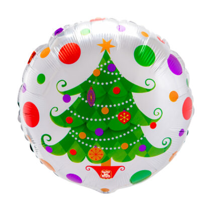 METALIZADO ROUND ARVORE 45 CM