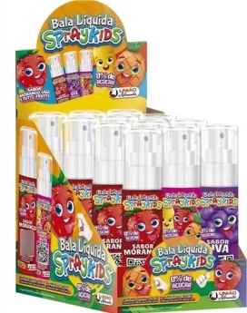 BALA LIQUIDA SPRAY KIDS C/12