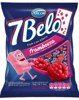 BALA 7 BELO FRAMBOESA 500G