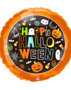 METALIZADO ROUND 45CM HALLOWEEN